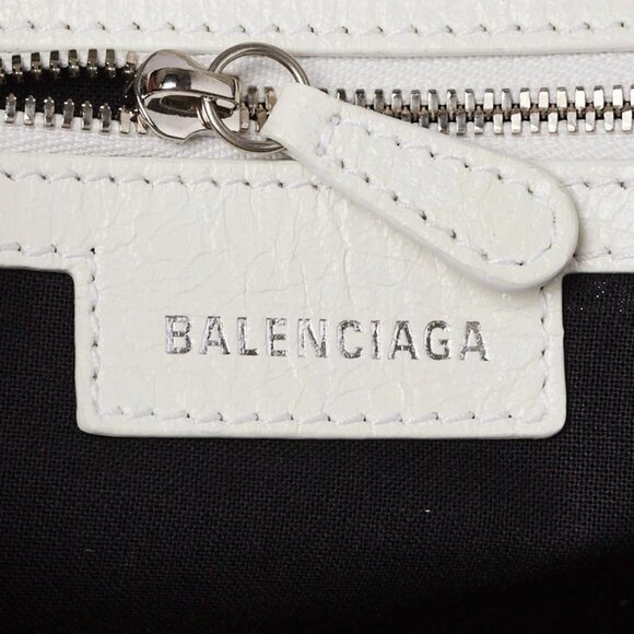 Balenciaga White Leather Neo Cagole XS Crossbody Bag - Picture 11 of 12